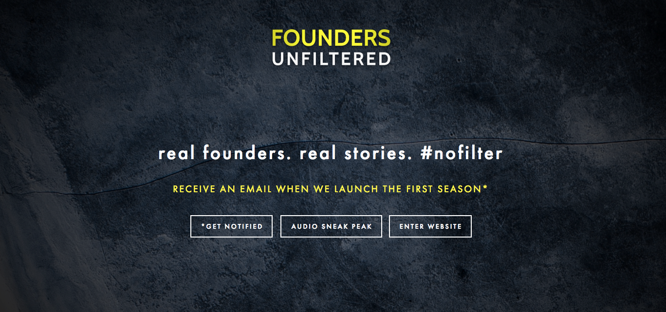 banner of founders unfiltered