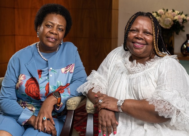 Louisa Mojela & Gloria Serobe